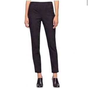 Eileen Fisher The System Crop Pull On Black Knit Pant